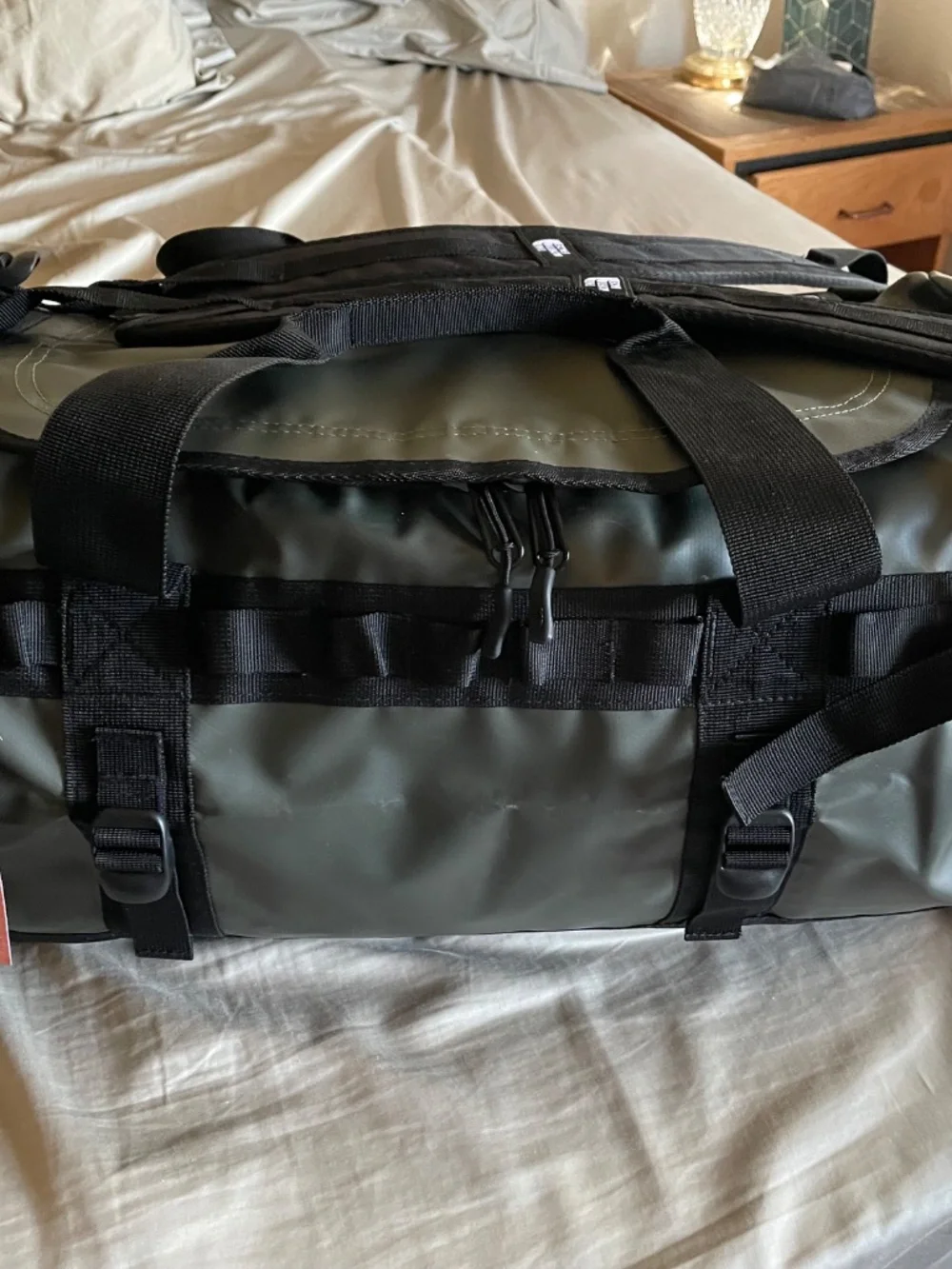 The North Face Base Camp Duffel Bag Small 50 Liters 50L New TNF backback Green